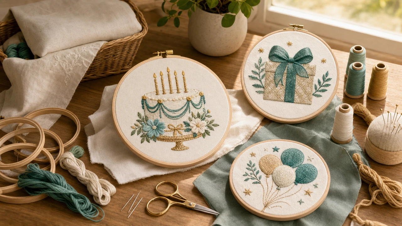 Birthday Embroidery Designs — StitchPilot.ai