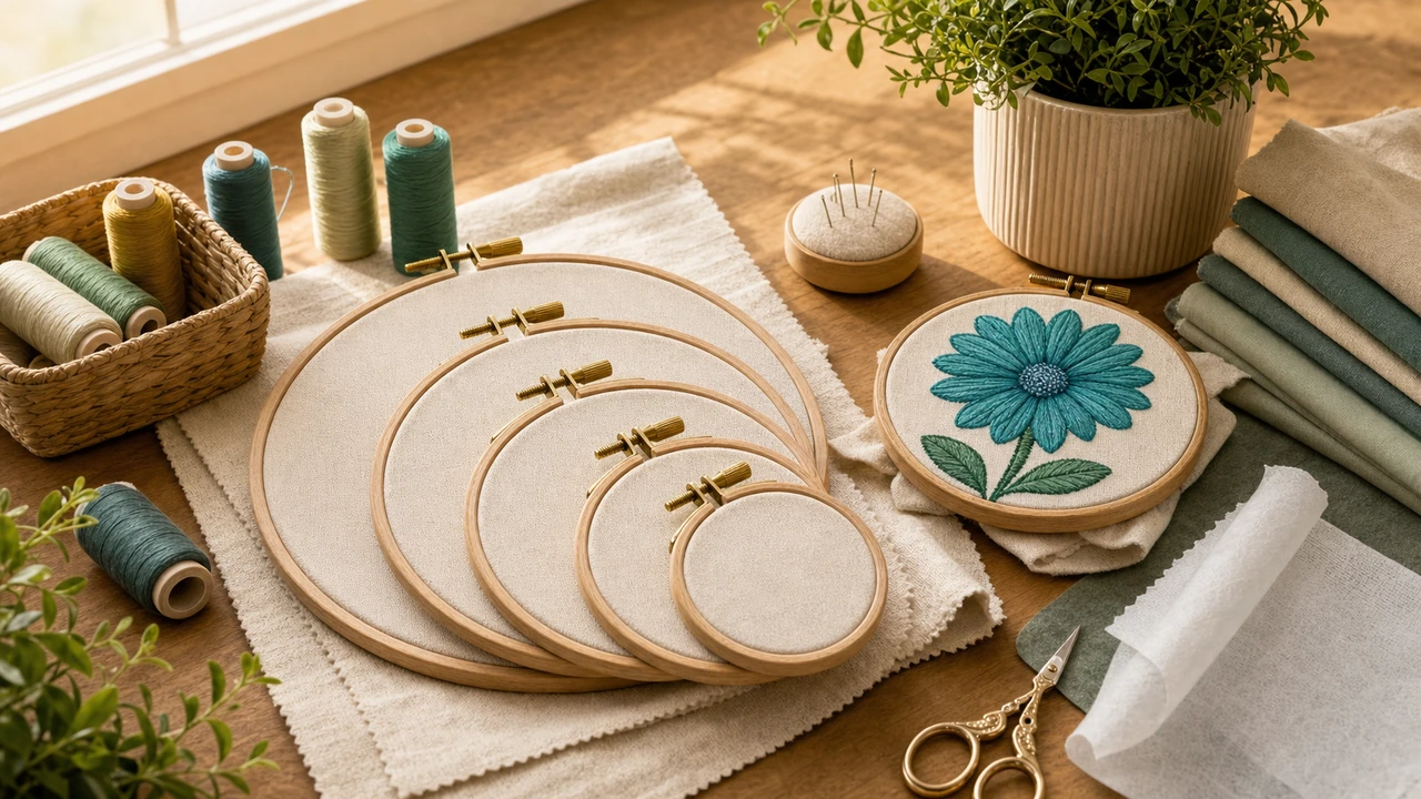 Embroidery Hoop Sizes — Match to Machine and Project — StitchPilot.ai