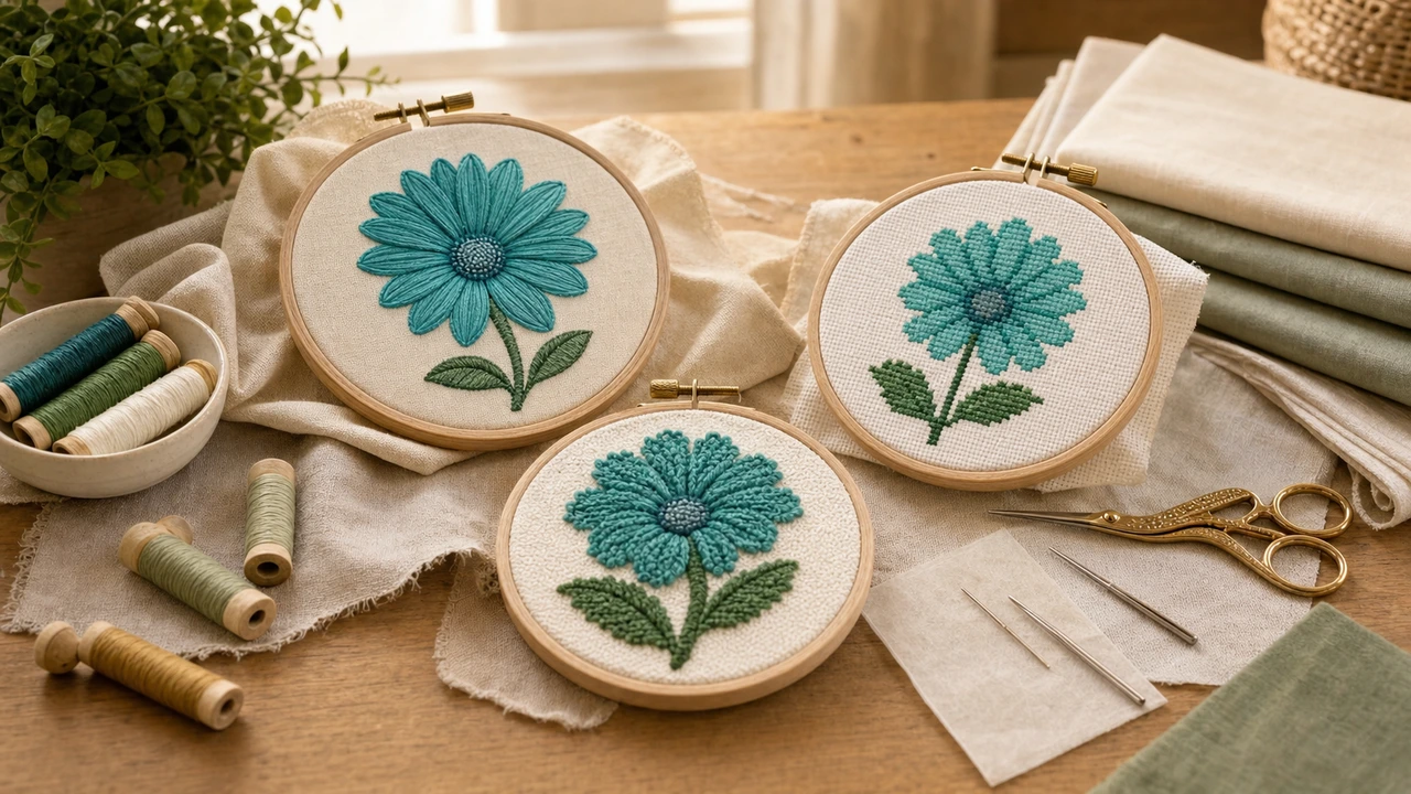 Embroidery vs Cross-Stitch vs Needlepoint — StitchPilot.ai