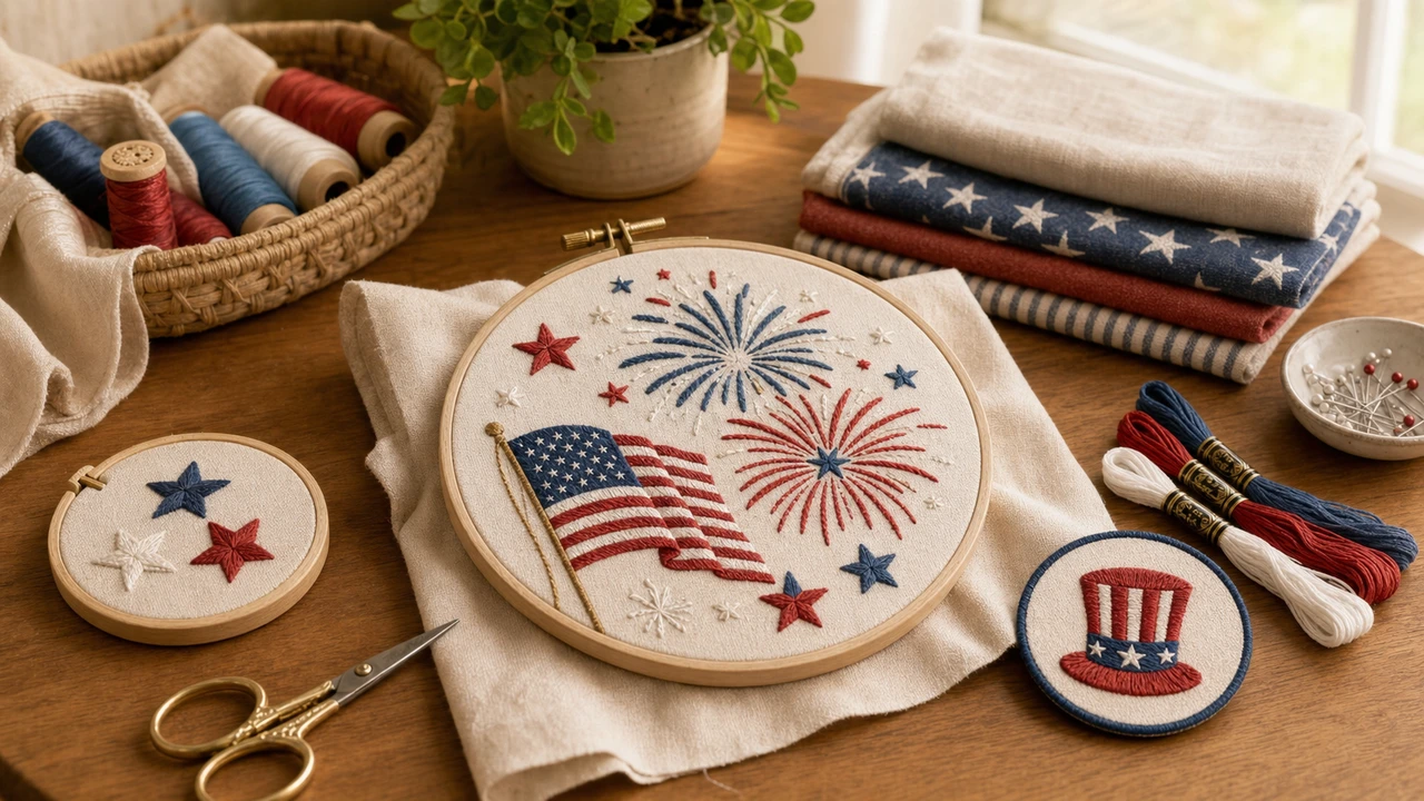 4th of July (Independence Day) Embroidery Designs — StitchPilot.ai