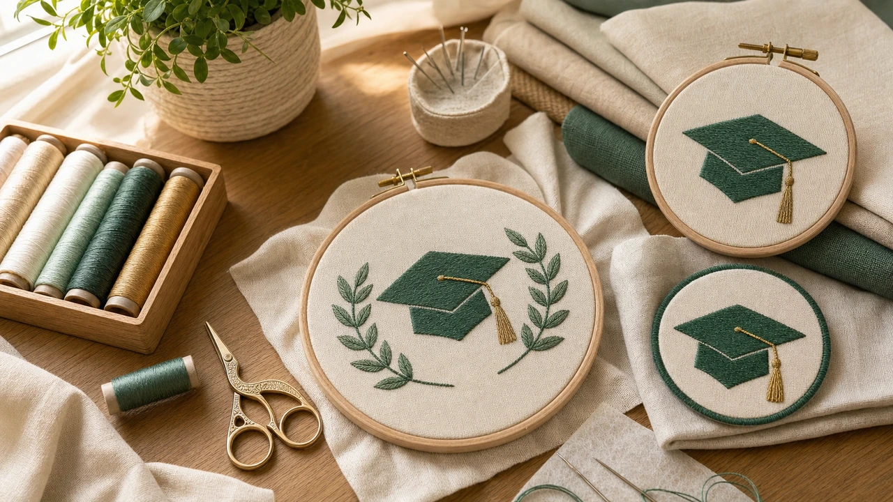 Graduation Embroidery Designs — StitchPilot.ai