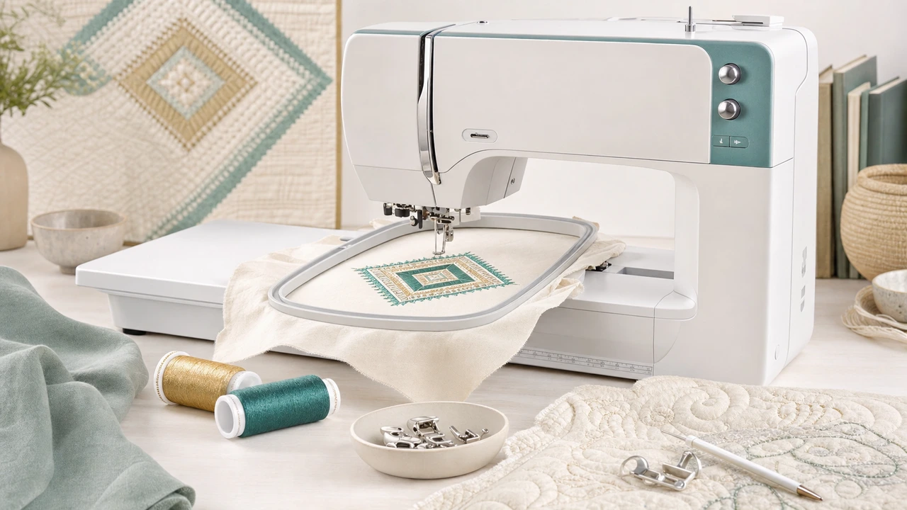 Bernina B 770 QE embroidery workflow in StitchPilot.ai